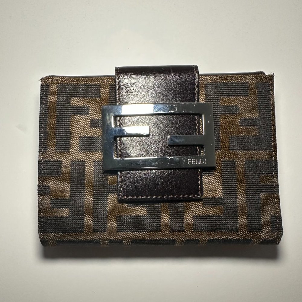 Authentic Vintage Fendi Zucca Wallet